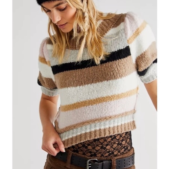 Free People Sweaters - Free People Foxy Stripe Pullover
